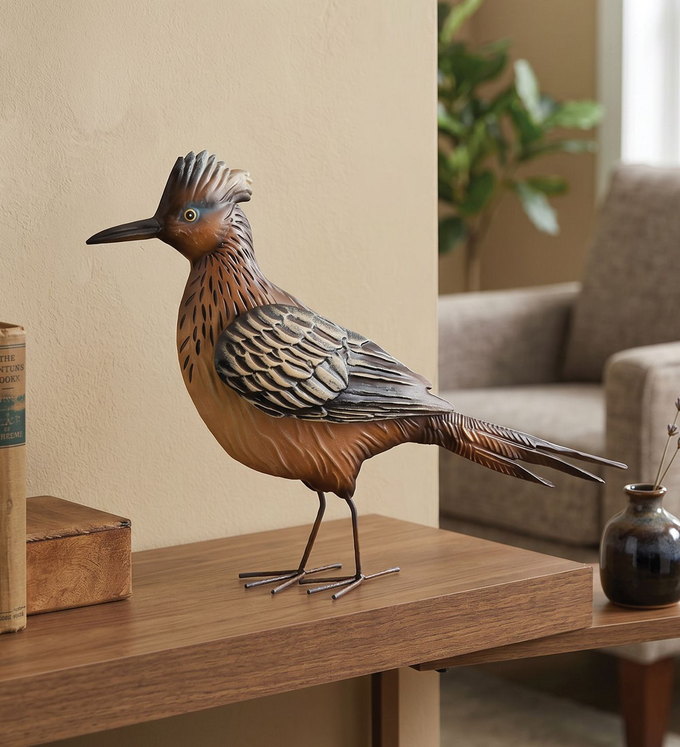 Desert Rust Roadrunner Figurine