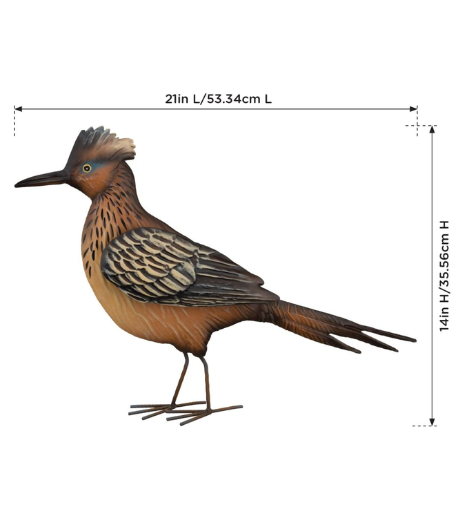 Desert Rust Roadrunner Figurine