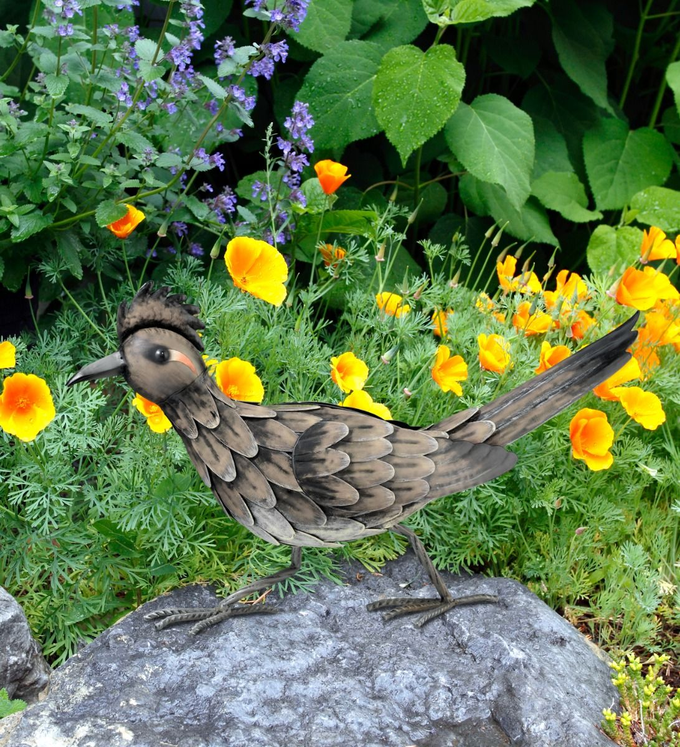 Large Roadrunner Garden Figurine