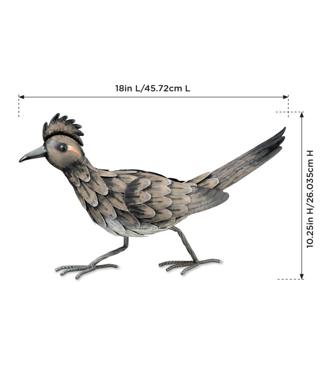 Large Roadrunner Garden Figurine