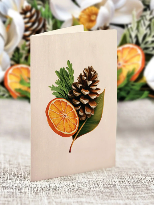 Mini Winter Magnolia FreshCut Paper Pop-Up Greeting Card