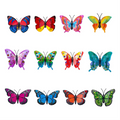 Giddy the Goose Accessory Set, ColorBurst Butterfly Magnets, Set of 12