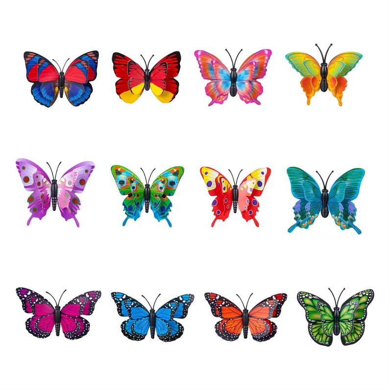 Giddy the Goose Accessory Set, ColorBurst Butterfly Magnets, Set of 12