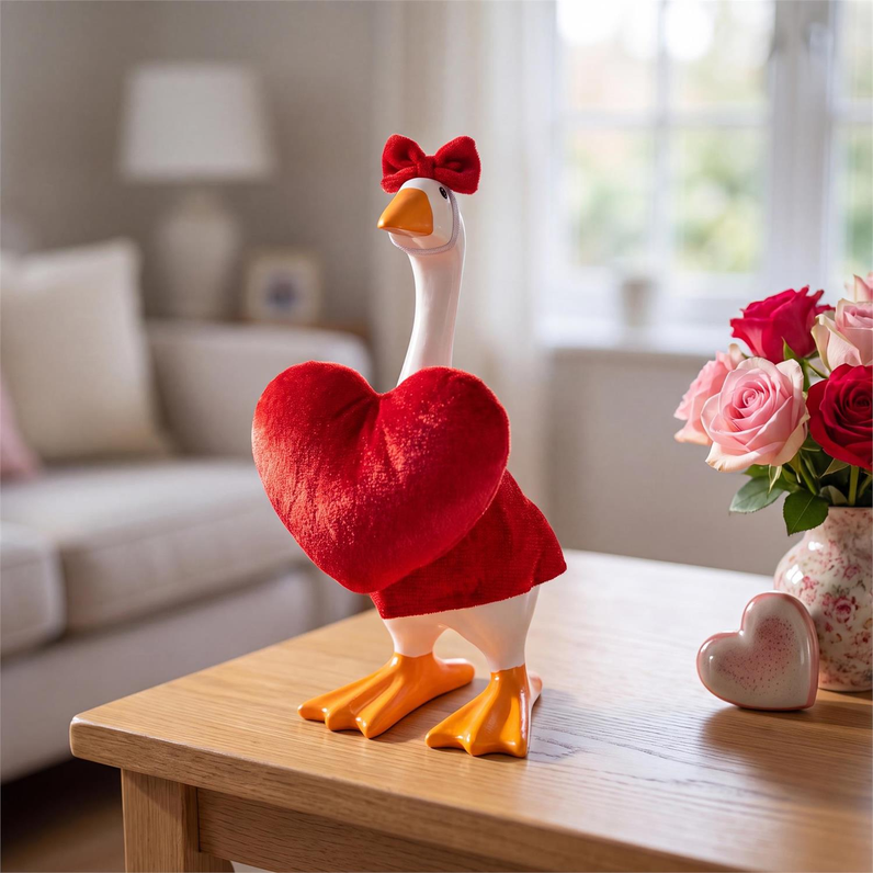 Gordy the Desktop Goose Accessory Set - Valentine's Day