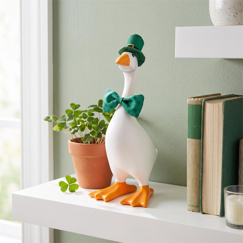 Gordy the Desktop Goose Accessory Set - St. Patrick's Day