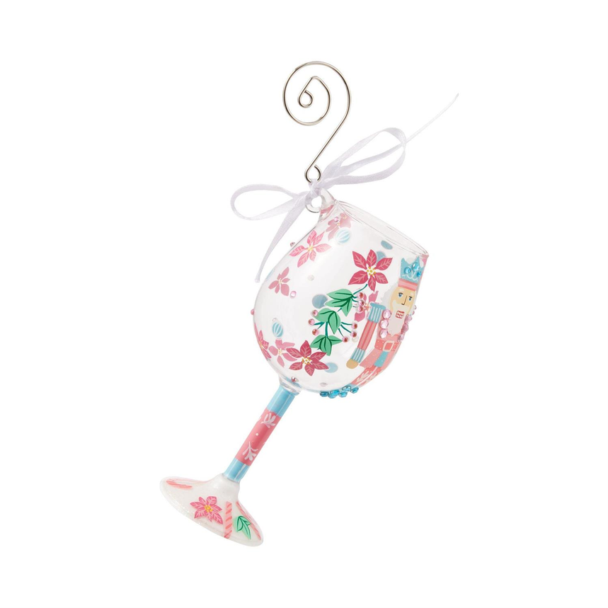 Nutcracker Delight Lolita Wine Glass Ornament