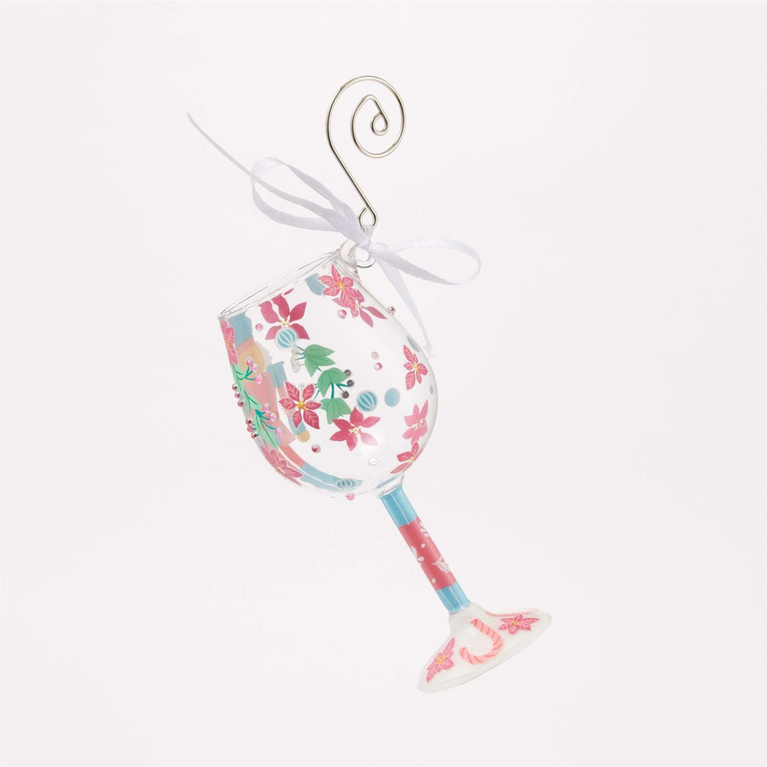 Nutcracker Delight Lolita Wine Glass Ornament