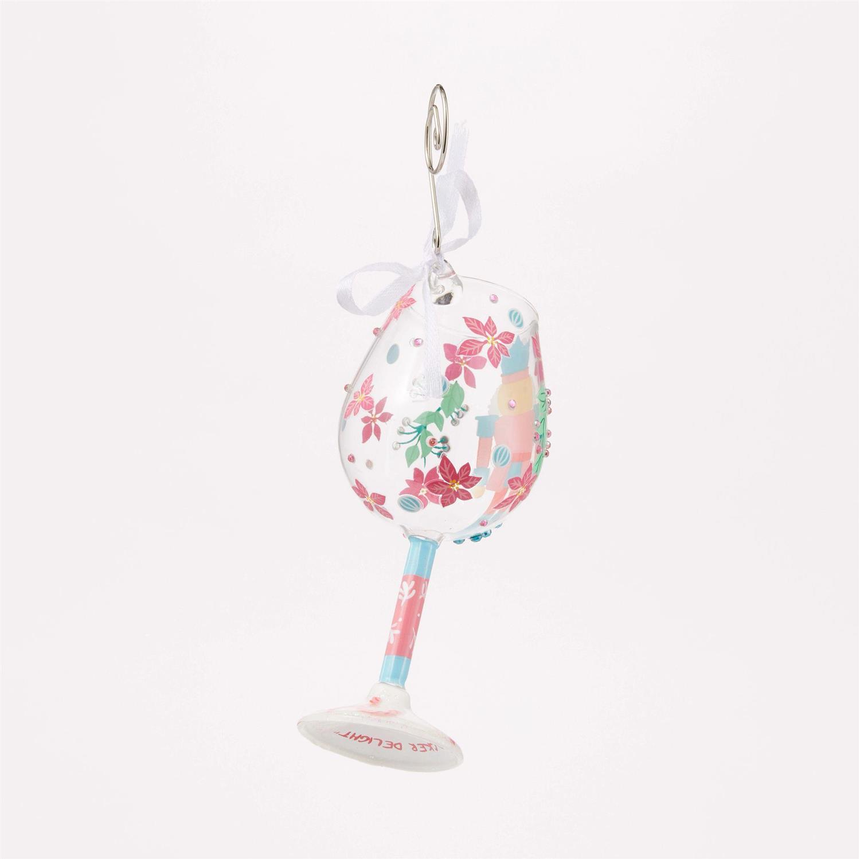 Nutcracker Delight Lolita Wine Glass Ornament