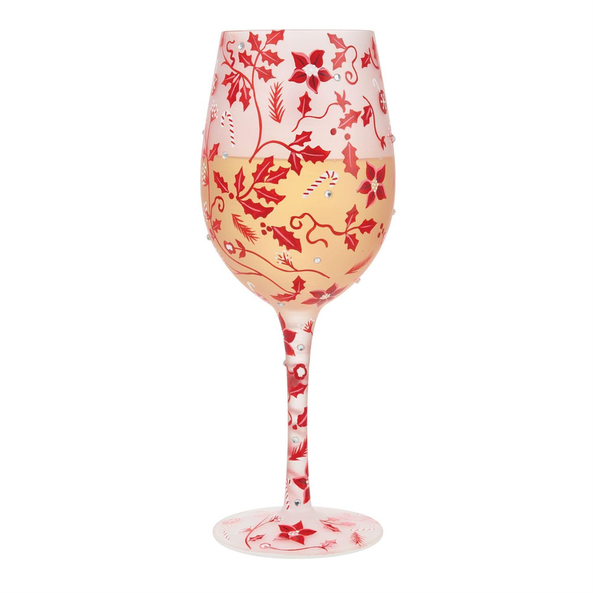 Ruby Holiday Chinoiserie Lolita Wine Glass