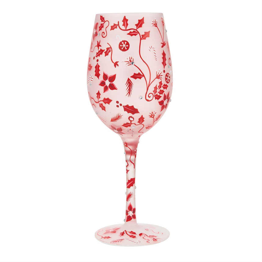 Ruby Holiday Chinoiserie Lolita Wine Glass