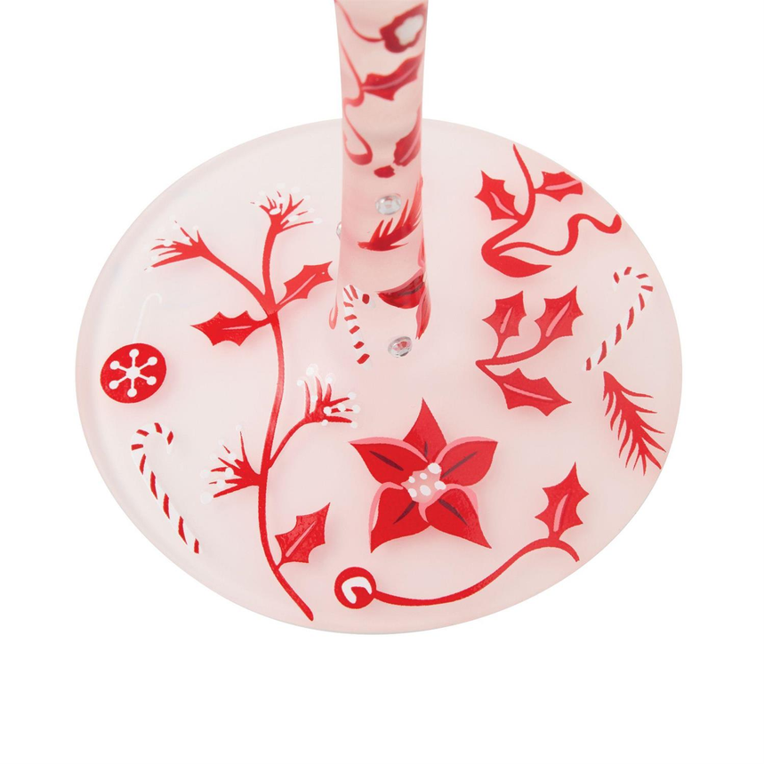 Ruby Holiday Chinoiserie Lolita Wine Glass