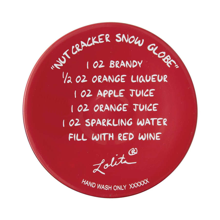 Nutcracker Snow Globe Lolita Wine Glass