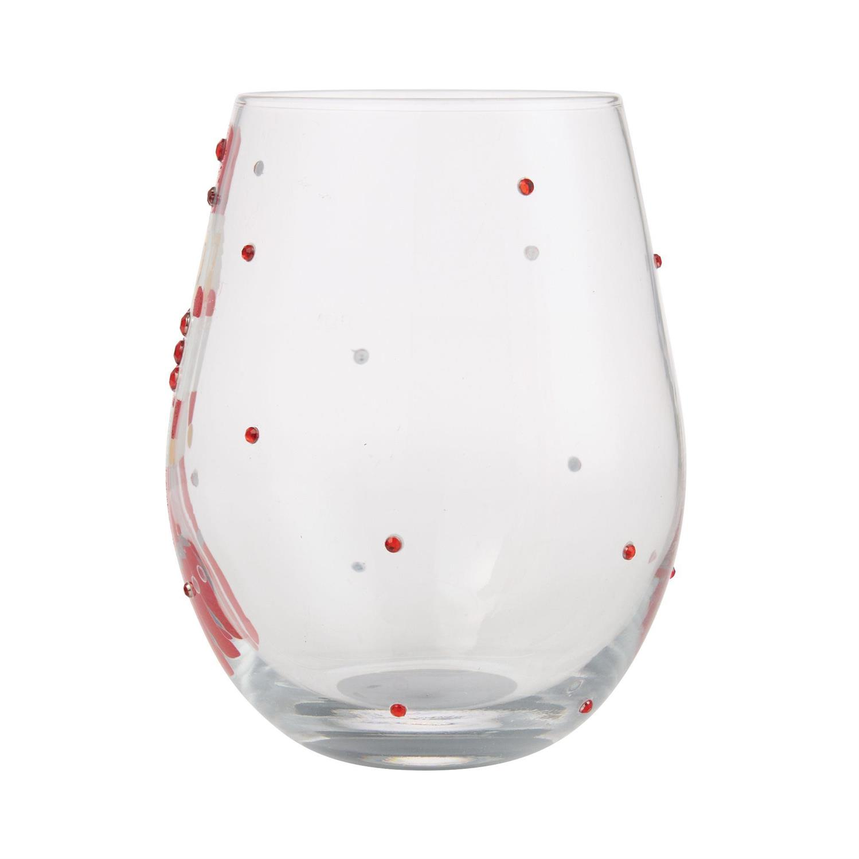 Red, White and Nutcracker Lolita Stemless Wine Glass
