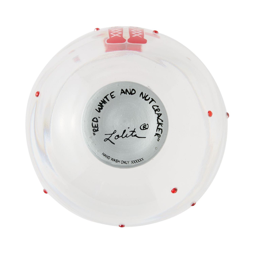 Red, White and Nutcracker Lolita Stemless Wine Glass