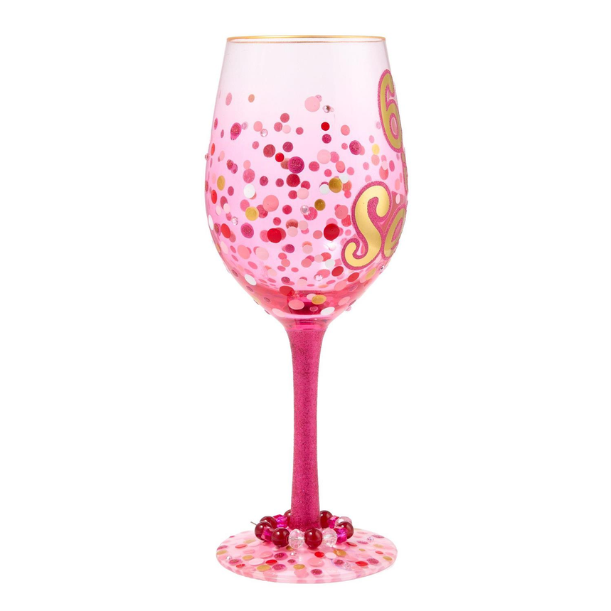 60 Is Sexy Lolita Wine Glass