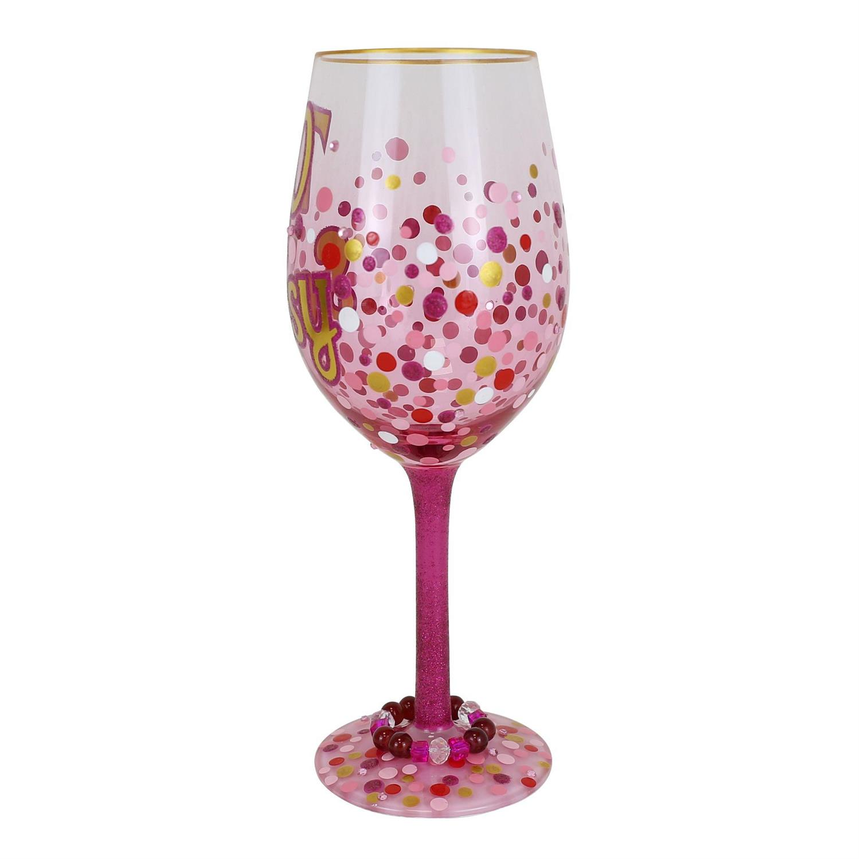 70 Is Sassy Lolita Wine Glass
