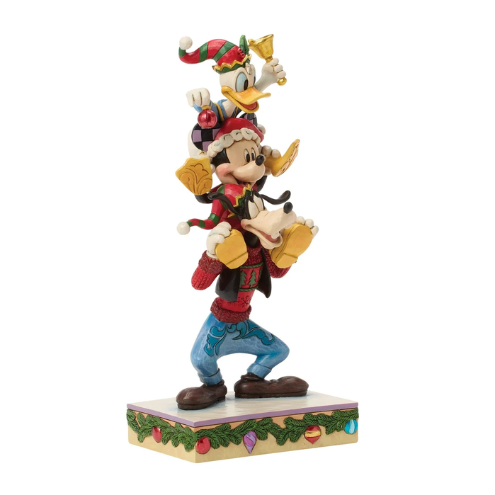 A Holiday Pile Up Jim Shore Disney Figurine