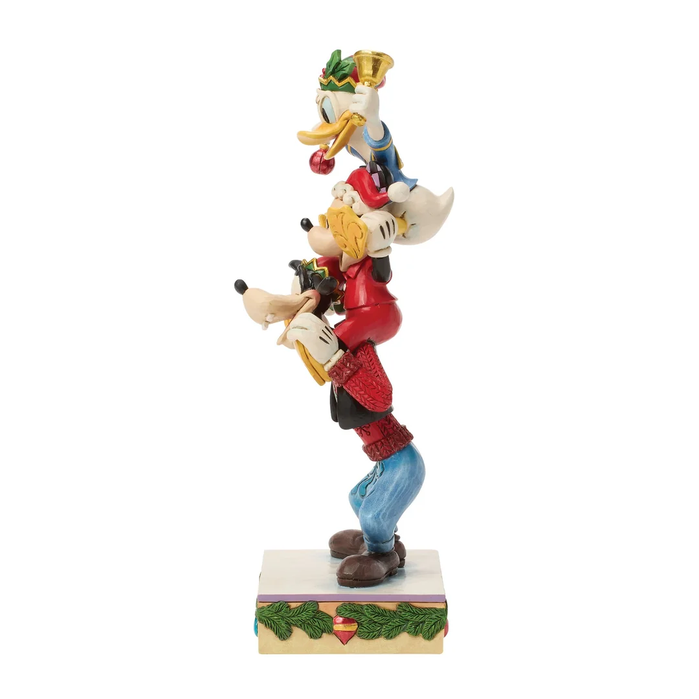 A Holiday Pile Up Jim Shore Disney Figurine