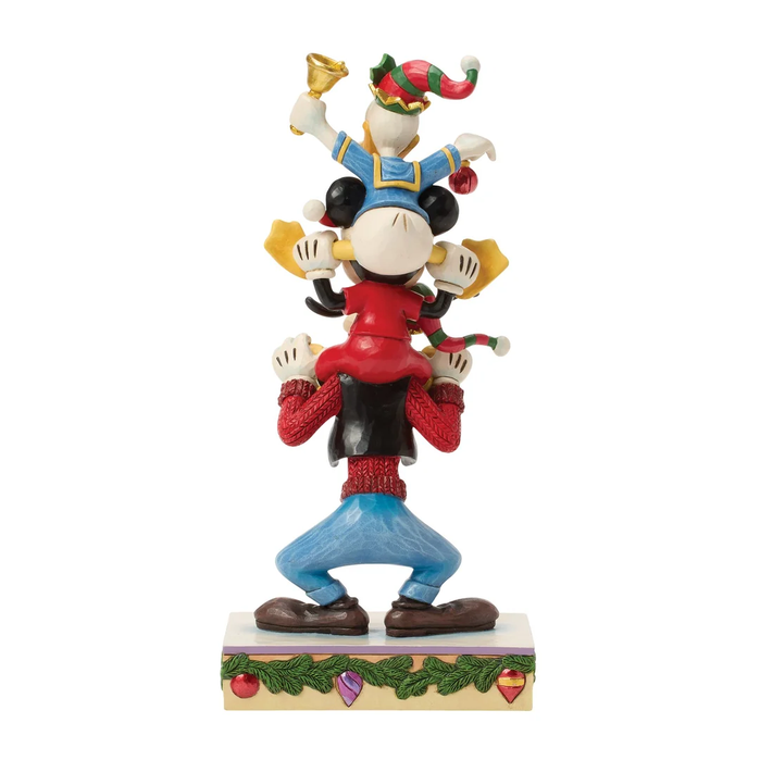 A Holiday Pile Up Jim Shore Disney Figurine