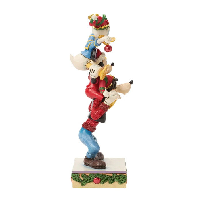 A Holiday Pile Up Jim Shore Disney Figurine