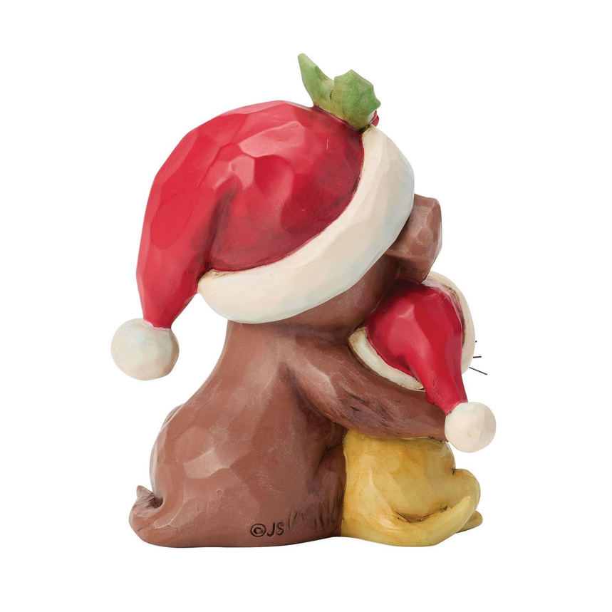Dog & Cat Hugging Jim Shore Figurine