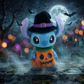 Stitch Halloween Pumpkin Figurine