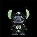 Stitch Halloween Skeleton Figurine