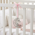 Guardian Angel Crib Ornament - Pink