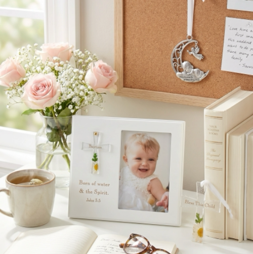 Guardian Angel Crib Ornament - White