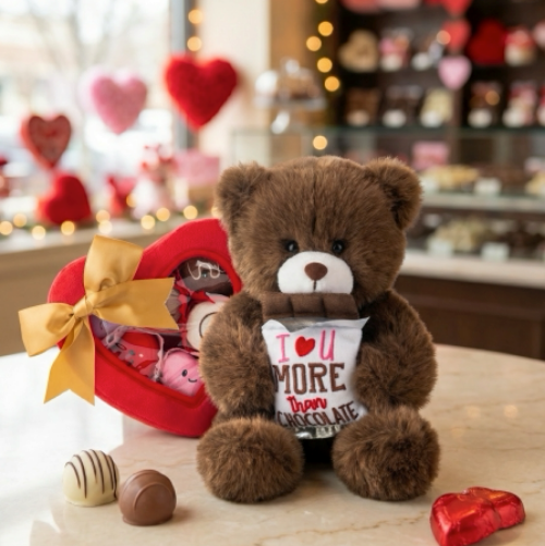 I Love You More Than Chocolate - Bear