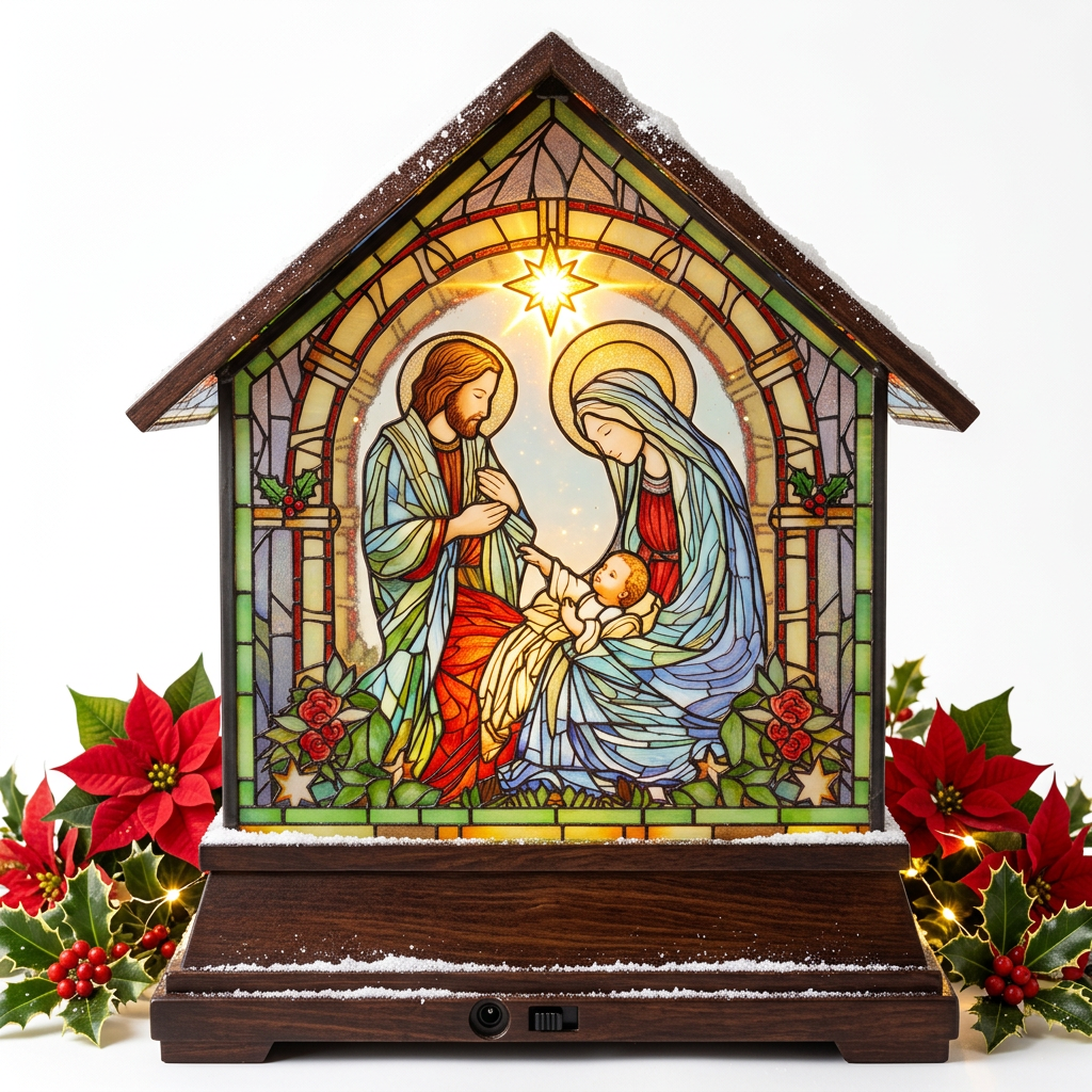 Holy Family LED Lantern