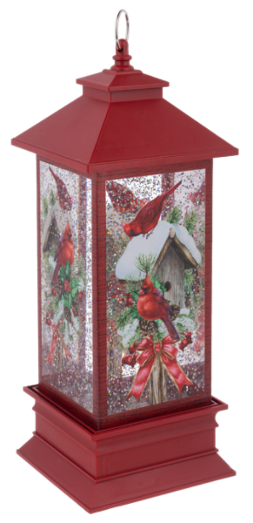 Cardinal LED Shimmer Lantern