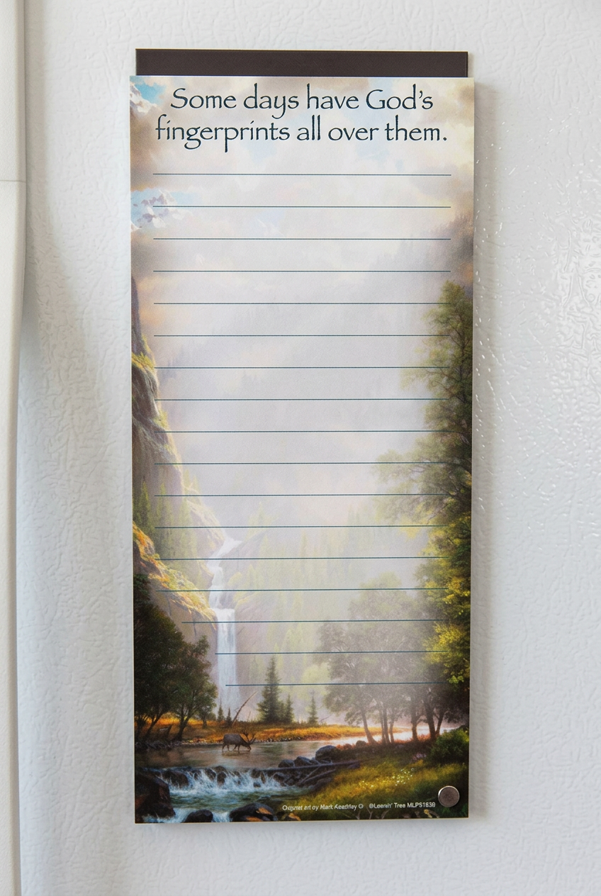 Some Days Have God's Fingerprints - Magnetic List Pad