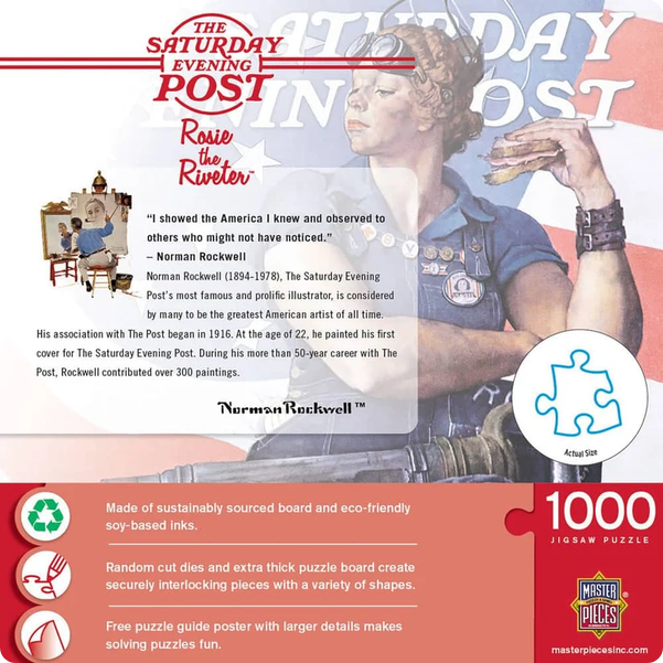 Rosie the Riveter 1,000 Piece Jigsaw Puzzle