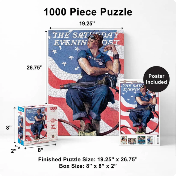 Rosie the Riveter 1,000 Piece Jigsaw Puzzle
