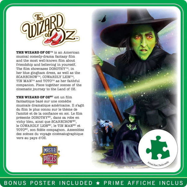 Wickedly Good Wizard of Oz 1,000 Piece Jigsaw Puzzle