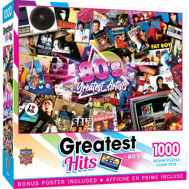 80's Greatest Artists 1,000 Piece Jigsaw Puzzle