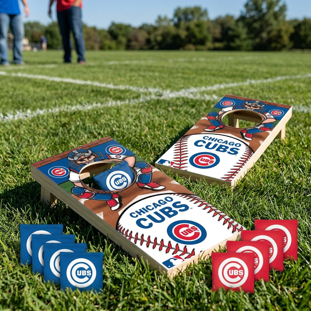Chicago Cubs Tabletop Cornhole Game
