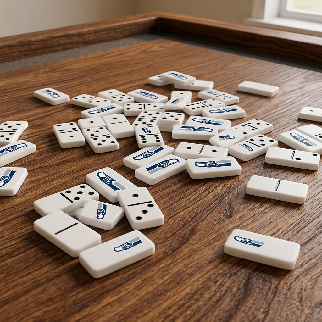 Seattle Seahawks Dominoes Set