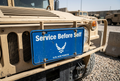Air Force Service Before Self License Plate