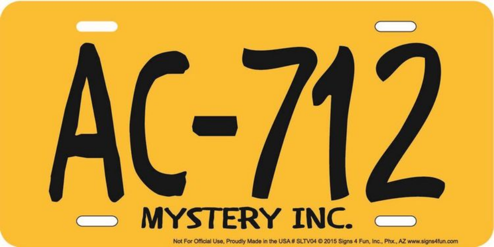 Scooby - License Plate