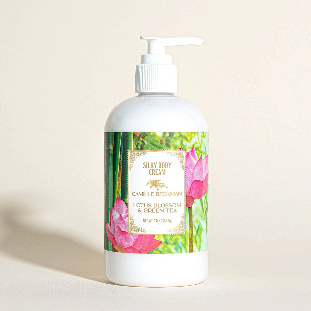 Camille Beckman Lotus Blossom & Green Tea 13oz Silky Body Cream