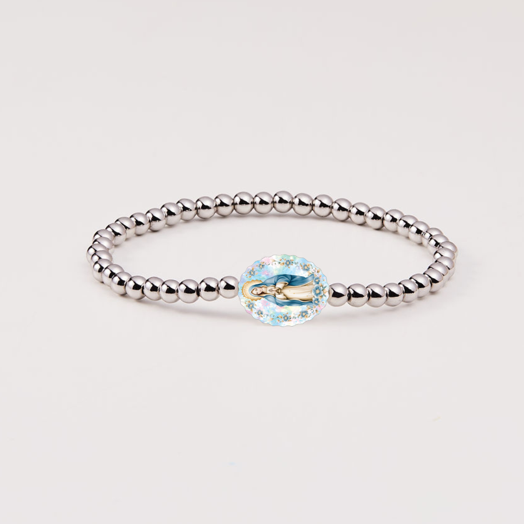 Miraculous Mary Stainless Steel Holy Water Bracelet