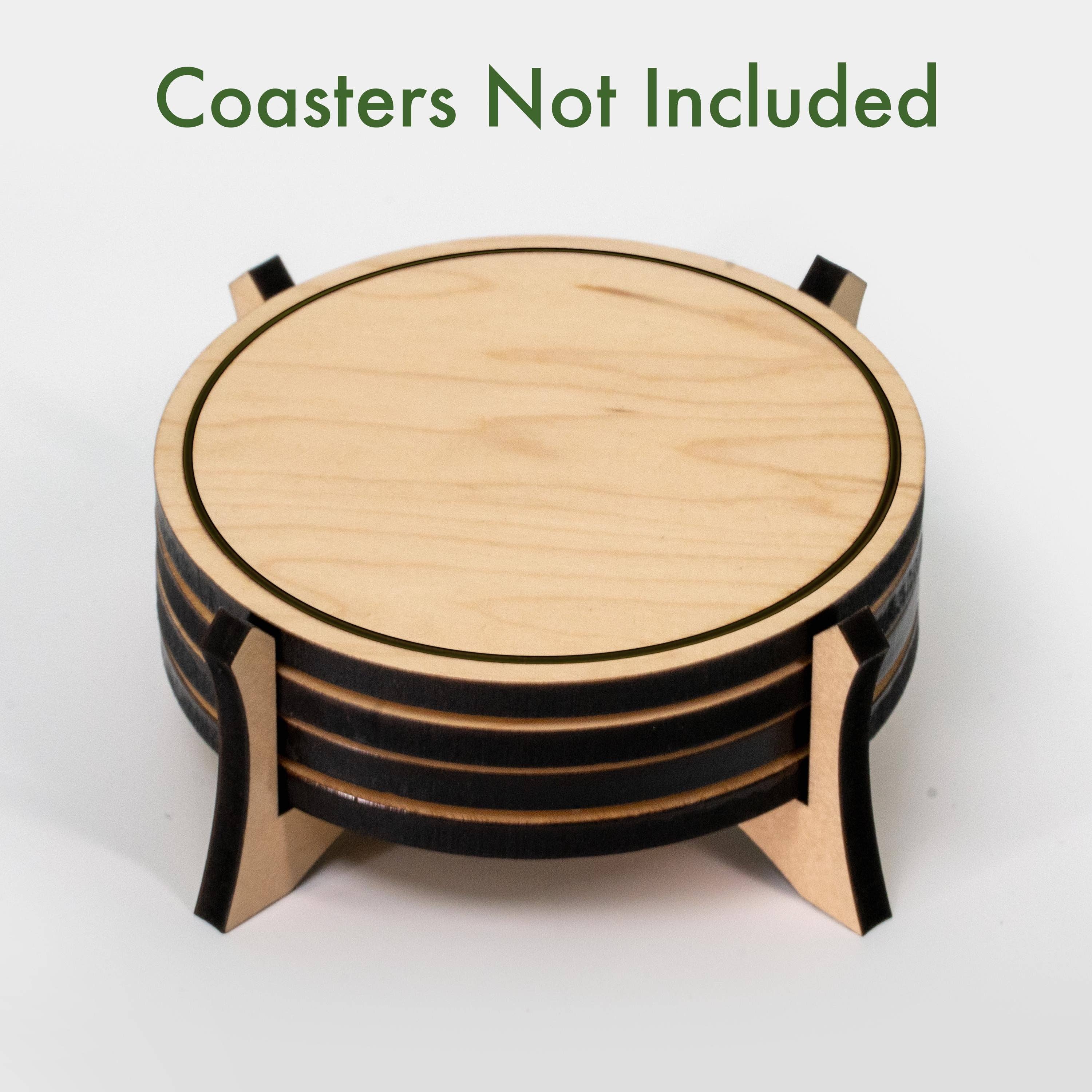 Maple Wood Coaster Holder