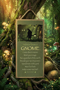 Advice From A Gnome - wood plaque / sign