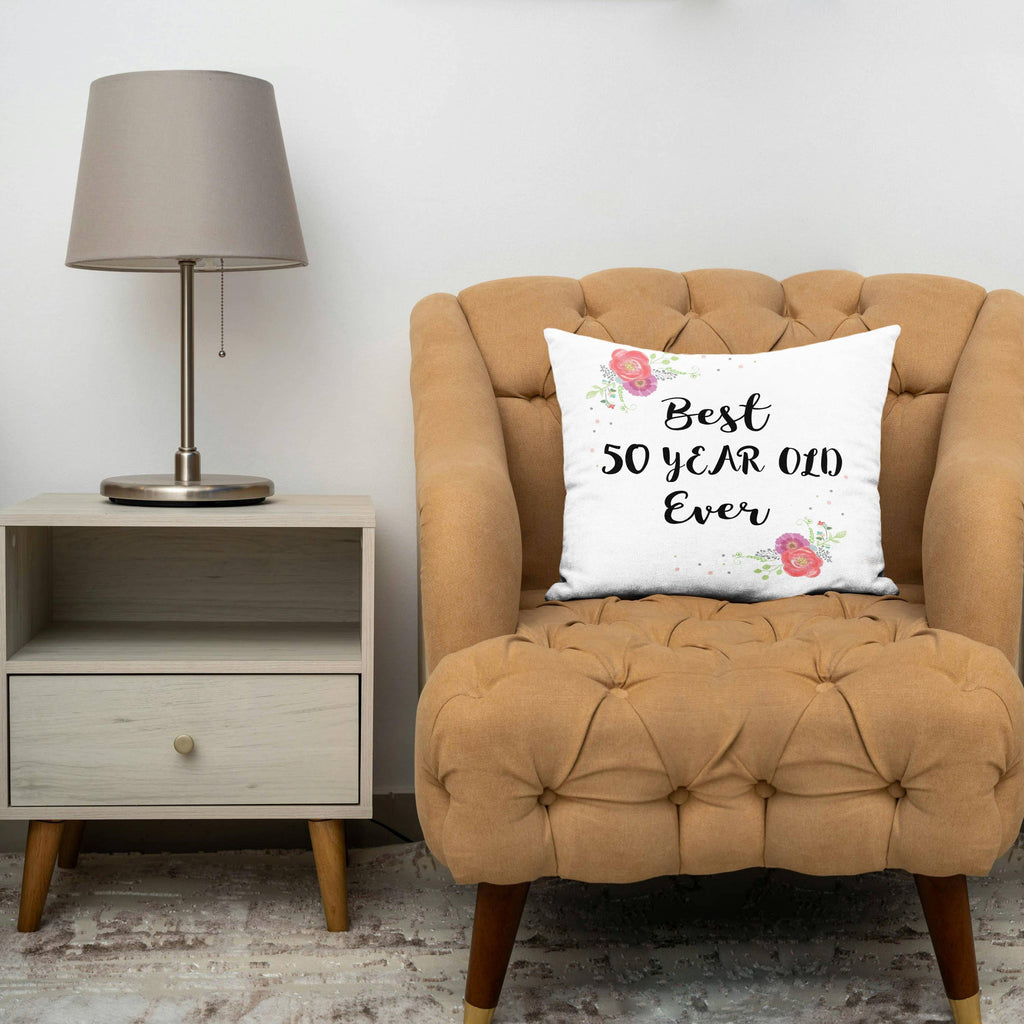 Best 50 Year Old Ever 50th Birthday Pillowcase w/Pillow