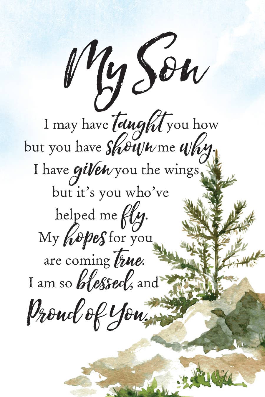 My Son Wood Plaque