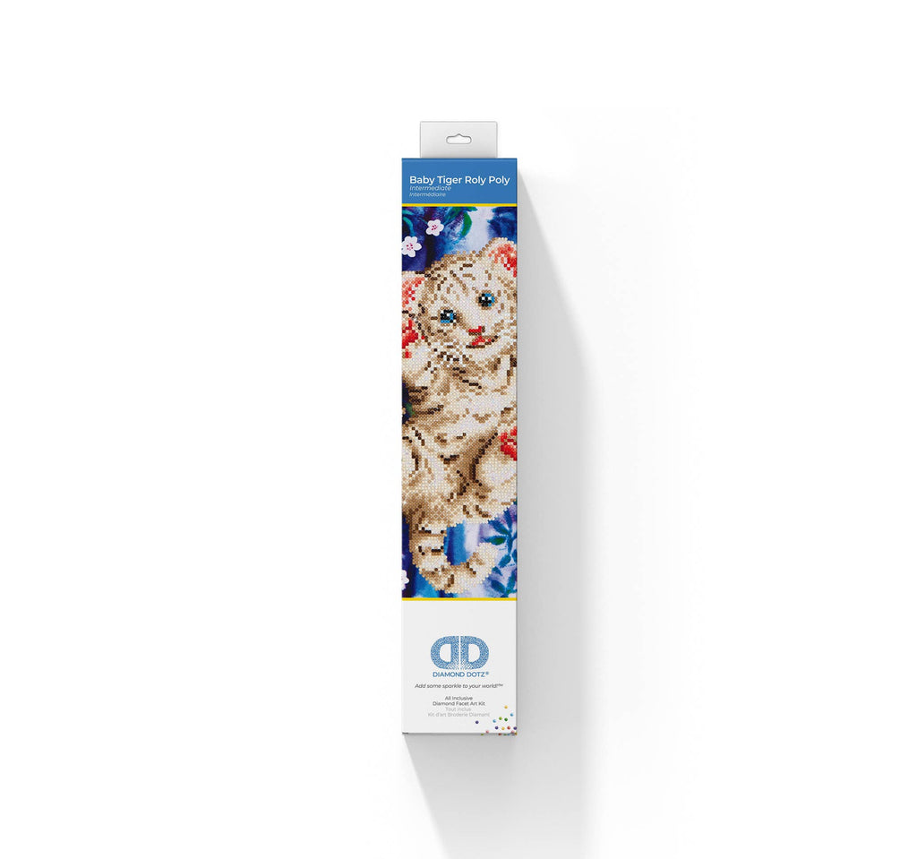 Baby Tiger Roly Poly Diamond Dotz