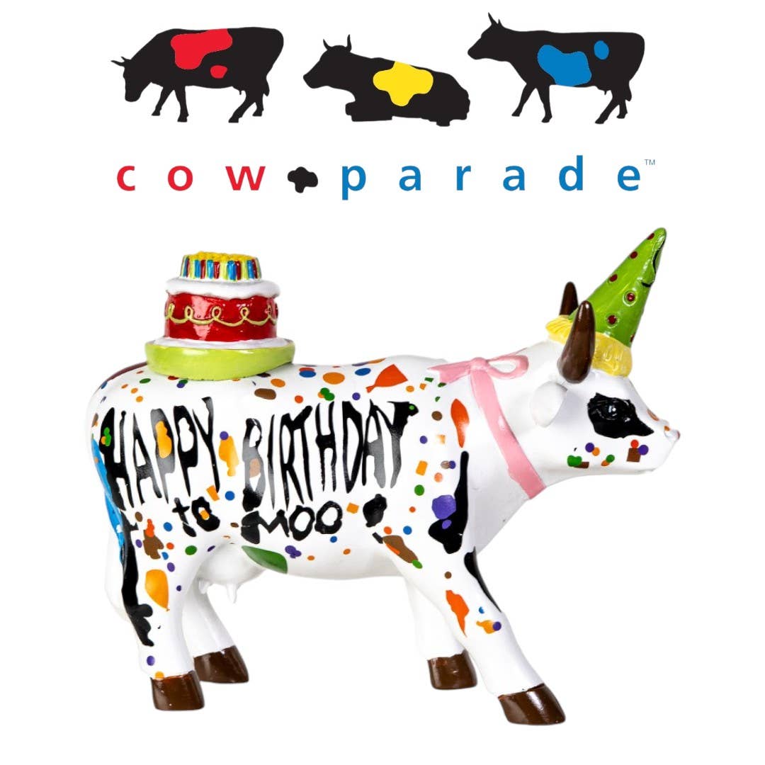 Happy Birthday to Moo Cowparade Figurine
