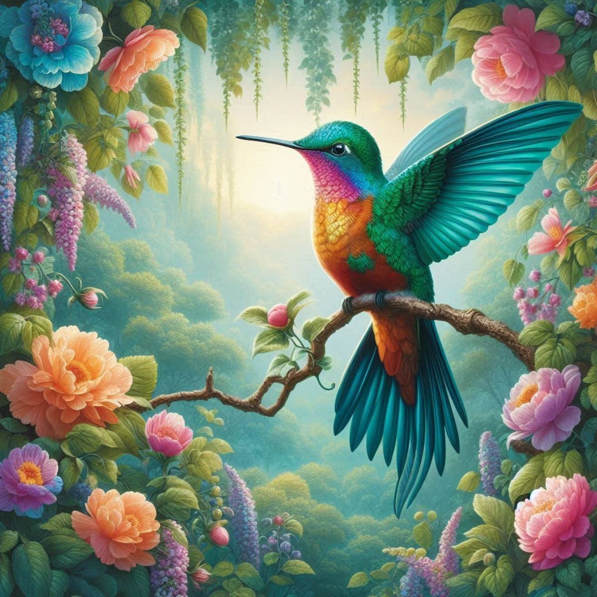 Hummingbird Magnet